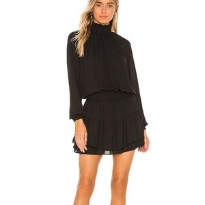 Krisa black mini dress